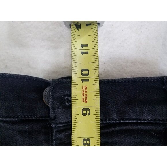 Loft Black Skinny Jeans Women's Size 31/12 Slim Pockets Stretch cotton blend - Picture 12 of 13